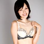 Pic of Short-haired teen Ryo Yuuki finger-blasting her tight snatch after going on all fours
