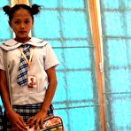 Pic of A pair of Filipina schoolgirls in hot threesome with tourist