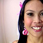 Pic of Very petite Thai schoolgirl teen sucks to get him hard then gets fucked in the ass