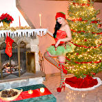 Pic of Naughtiest Christmas hottie Sabrina Sins poses in sexy outfit and gets toyed hard