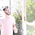 Pic of Eliza Ibarra meets her new neighbor and takes his cock