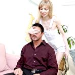 Pic of Blonde babe Mackenzie Moss buys stepfather a sex toy and jerks him off