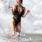 Pic of Myleene Klass in monokini in Cape Town