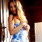Pic of Megan Muse flaunts her unshaven pussy ass he poses outdoors. - Hotnudegf.com