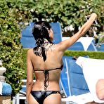 Pic of Nabilla Benattia areola slip in and ass in black bikini
