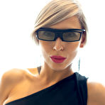 Pic of Delightful blonde Tanita showing her perfectly round breasts and hot ass