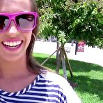 Pic of Picking up a wild brunette teen for public sex