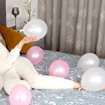 Pic of Beauty posing on her bed