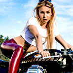 Pic of Alecia Fox gets her tight ass plugged with a toy and with a dick