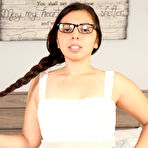 Pic of   Luna Leve rubs her hairy pussy for more and more pleasure | Baberotica