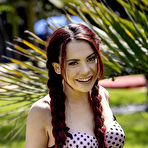 Pic of Sabina Rouge in a Polka Dot Bikini