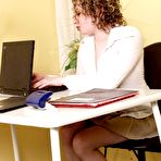 Pic of SecretaryPantyhose :: Nathan&Henrietta  furious office pantyhose sex