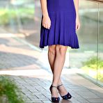 Pic of Danielle of FTV Girls: so sexy in a revealing purple dress