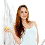 Pic of The shaved pussy of this lewd teenager Irish A is craving for rock hard pounding