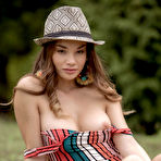 Pic of Clara Having Fun with her Guitar 