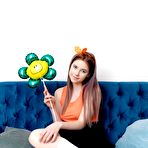 Pic of Posing naked on the couch sexy teen porn pics