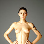 Pic of Playful teenie shows off her pink hairy clit