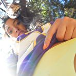 Pic of Frida Sante backyard selfies (12 pics)