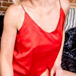Pic of Blonde Nata poses in red lingerie - Anilos Porn Pics