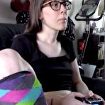 Pic of Nerdy amateur girlfriend warming up before fucking at AmateurPorn.me