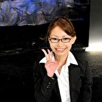 Pic of Yuri Aine gets 3 hard cocks