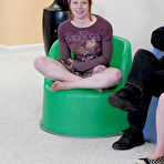 Pic of Horny Redhead fucks another Babe with a Strap-on