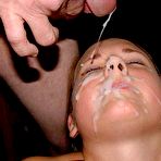Pic of Amateur girlfriends sucking cock and getting a face full of cum