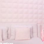 Pic of Horny blonde cam model gets naked and masturbates