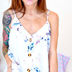 Pic of Roxy Ryder Skinny Shaved Tattooed Redhead