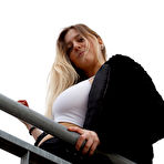 Pic of Busty Teen Sera Rossini Stripping In Public
