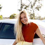 Pic of Brandy Gila Short Yellow Skirt
