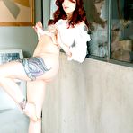 Pic of Suicide Girls model Lauretta showing ass in thong panties | Erotic Beauties