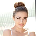 Pic of Lovely teen babe Adriana F exposes her fine teen bod as she strips out of her lingerie