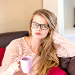 Pic of Sophie Sparks spreading her great legs and trimmed pussy at pussyxxxporn.com