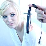 Pic of Sweet blonde teen Kyleigh Ann practices oral sex and takes a rough hardcore stuffing.