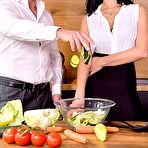 Pic of From Cooking Class to Pussy Eating Video with David Perry & Kira Queen & Missy Luv
