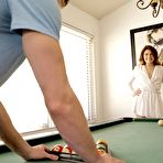 Pic of Excited lovers make crazy sex on pool table - Nubile Films - PornstarsNaked.com