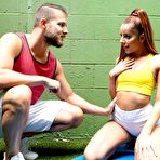 Pic of Vanna Bardot does yoga then gets pussy stretched