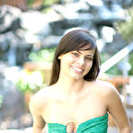 Pic of Guy stops the car and enjoys the horny oral job session from the busty Bailey Allure