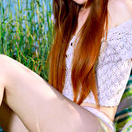 Pic of Hailey Hot Pale Redhead Naked Outdoors