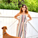 Pic of Callie Jacobs by the Big Fence