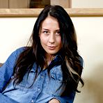 Pic of Gorgeous dark haired Elizabett pisses on the floor