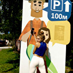 Pic of Ulyana Orsk in White Leggings