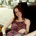 Pic of Hazel Moore Flashing Tits in the Parking Lot