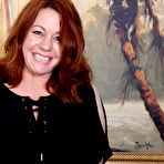 Pic of Naughty American cougar playing with her unshaved pussy