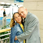 Pic of Hot young babe doing a naughty old man