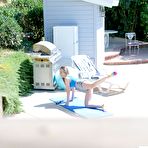Pic of Lily Glee Calls Over Neighbor for Sexy Workout - All Girl Annihilation