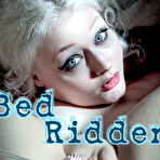 Pic of SexPreviews - Arielle Aquinas petite blonde is rope bound to her metal bed and ass toyed