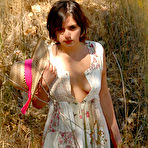 Pic of Beautiful woman undresses outdoors