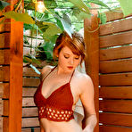 Pic of Amber Rose McConnell gets naked and wet in the backyard